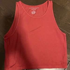 American eagle pink tank top size: S